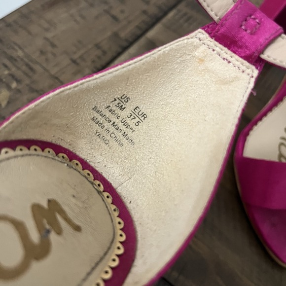 Sam Edelman Women's Hazel Pump Pink Nude Satin Pointed Toe Stiletto Pumps‎ - Picture 6 of 7